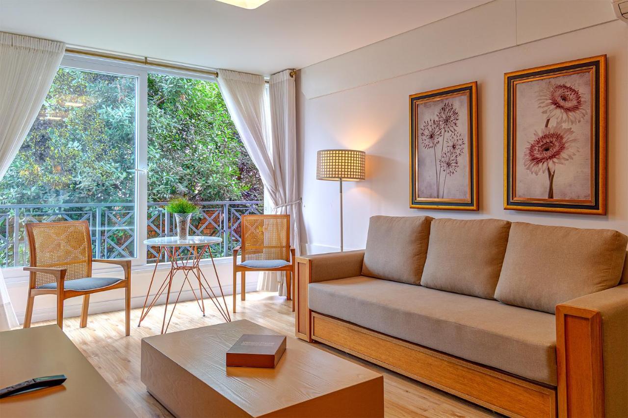 Rosa Apartamento Luxo No Centro Gramado Apartment ภายนอก รูปภาพ